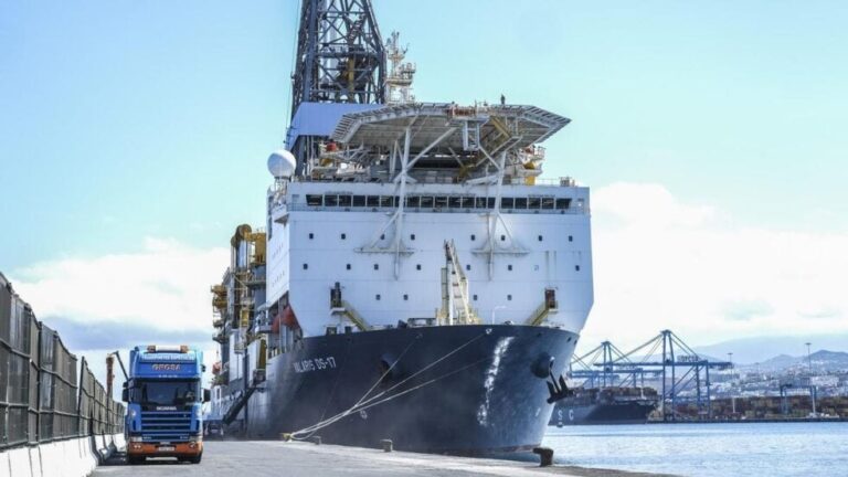Ya llegó a Mar del Plata el buque perforador que explorará la presencia de hidrocarburos