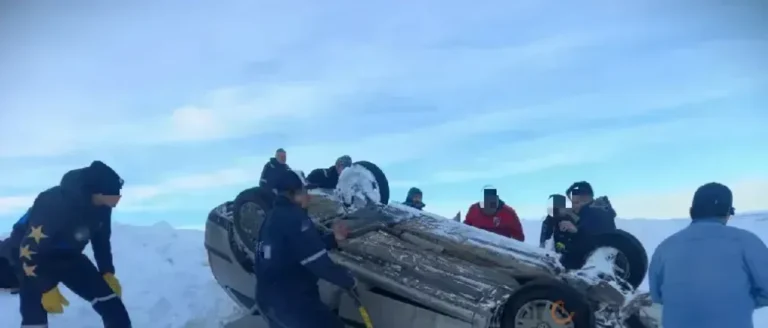 Trabajadores petroleros salvan a víctimas de vuelco en la Ruta 40