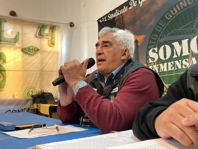 Guincheros: multitudinaria Asamblea definió fecha de elecciones y reafirmó el compromiso con la democracia sindical