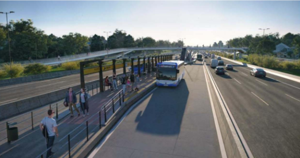 Cierran ingreso y egreso a Piedrabuena de la AU Dellepiane por obras de infraestructura