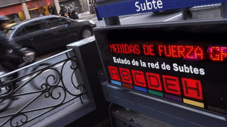 Subte: se realizó un paro de dos horas en repudio por la muerte de un trabajador